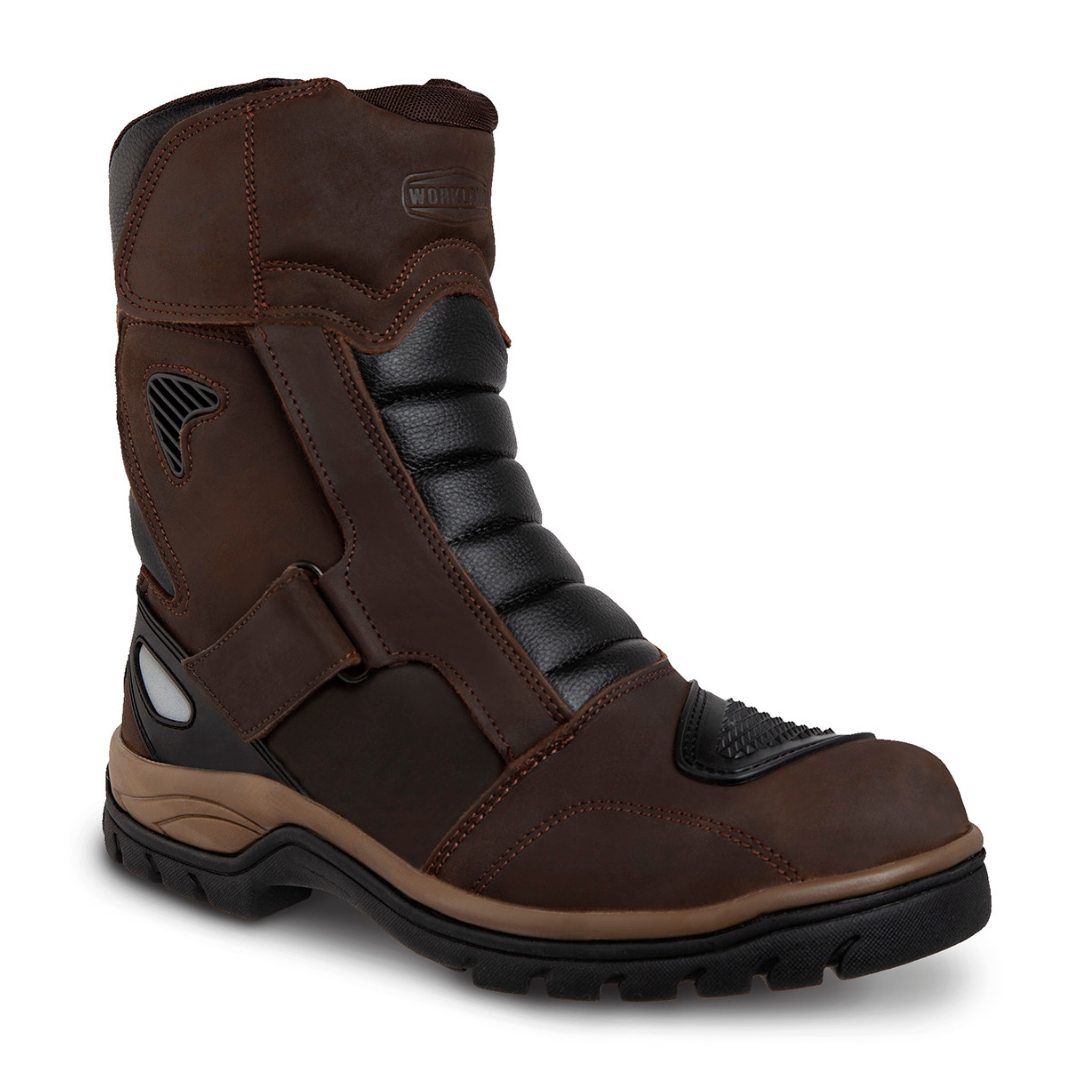 Mens leather motorcycle riding boots online