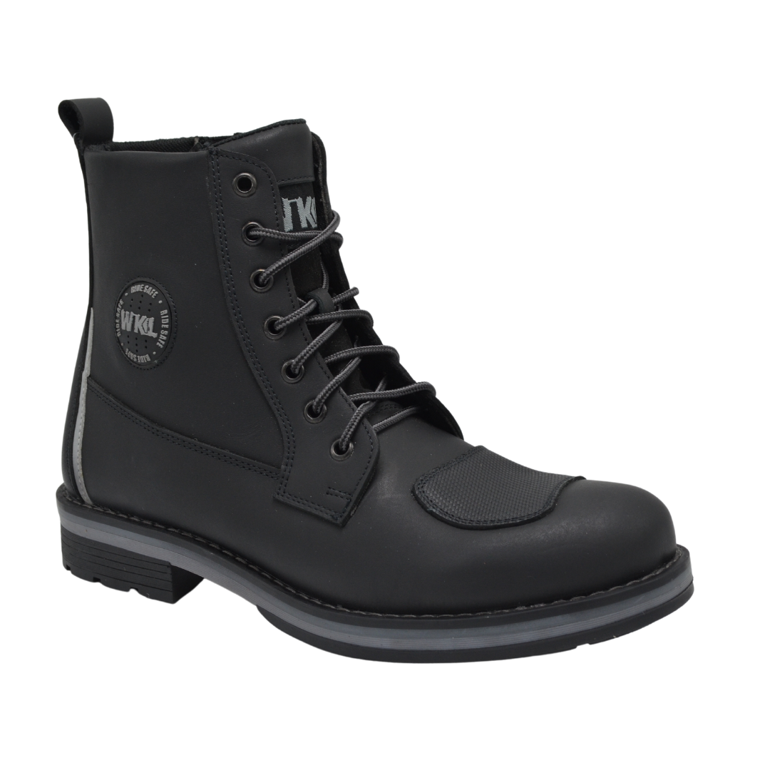 Biker work boots discount