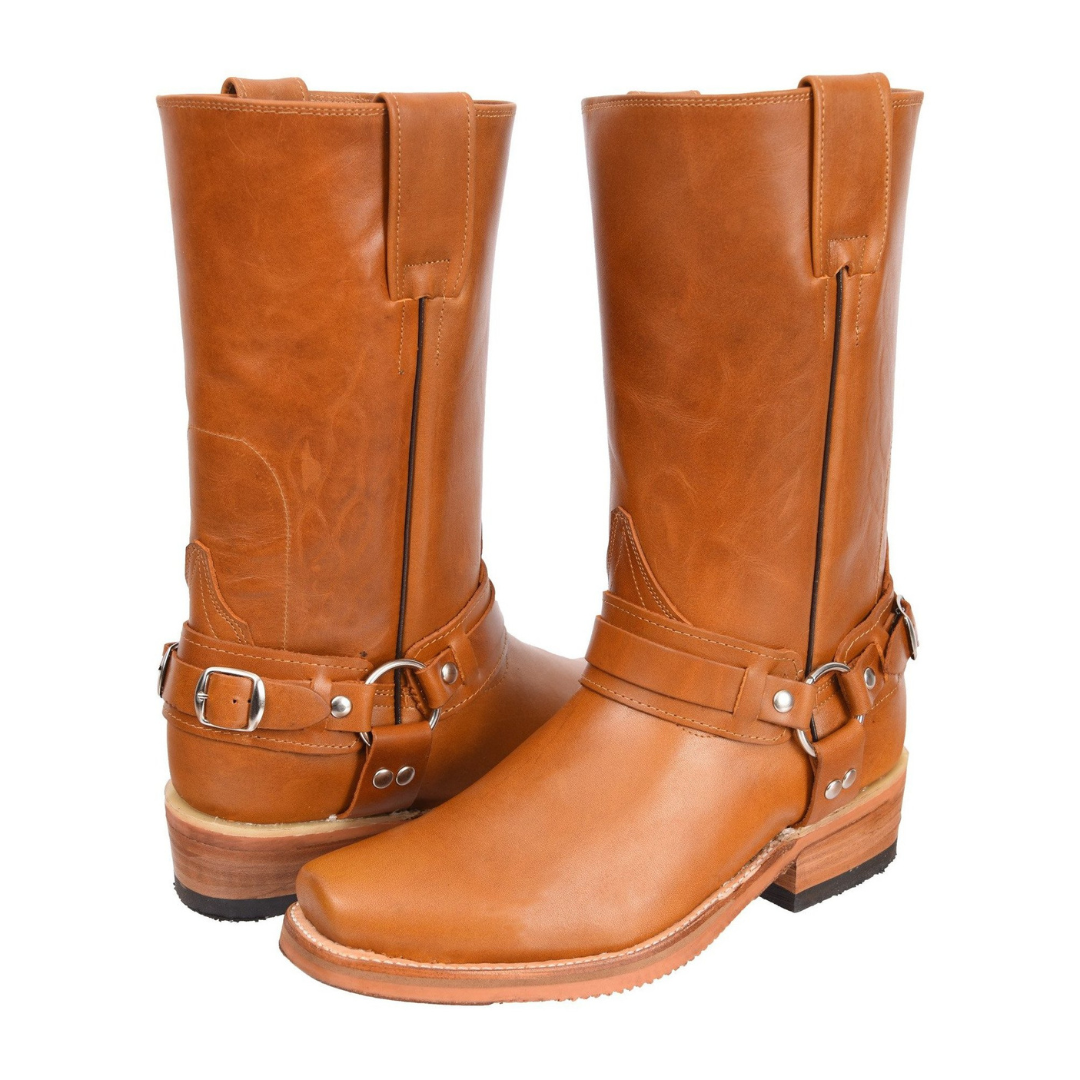 Traditional motorcycle boots hot sale