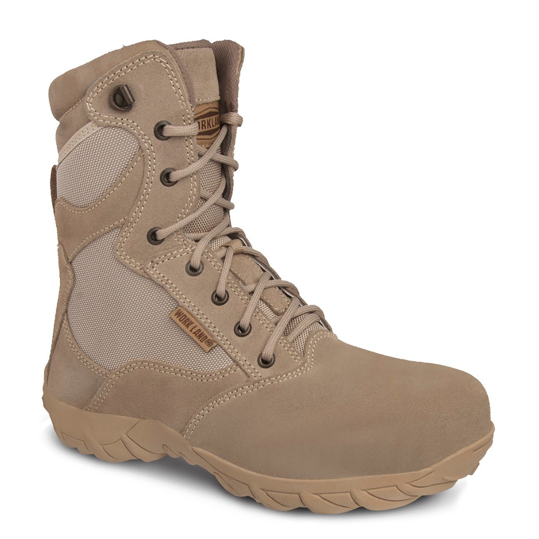 76241 Military Tactical Full Leather Work Boots Army Boots Composi