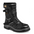 77411 Motorcycle Full Leather Boots with Protections - Rubber Sole Slip Resistant and Reflective Motorcycle Riding Boots